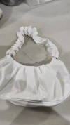 "Bag Girl 2022 New Korean-style single-shoulder dumpling bag, French bag, fashionable cloud bag, pleated hand-held armpit bag. undefined